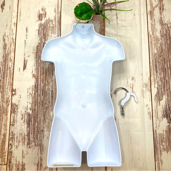 Mannequin Kids Size White Plastic With Hook - Picture 6 of 13